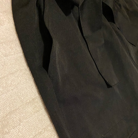 Tie waist black pants size S - Picture 3 of 6